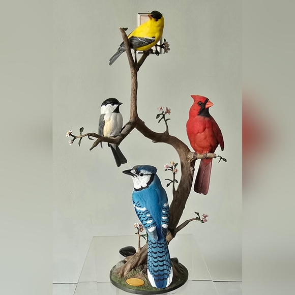 National Geographic Multicolor Bird Perch Decor - Picture 1 of 10